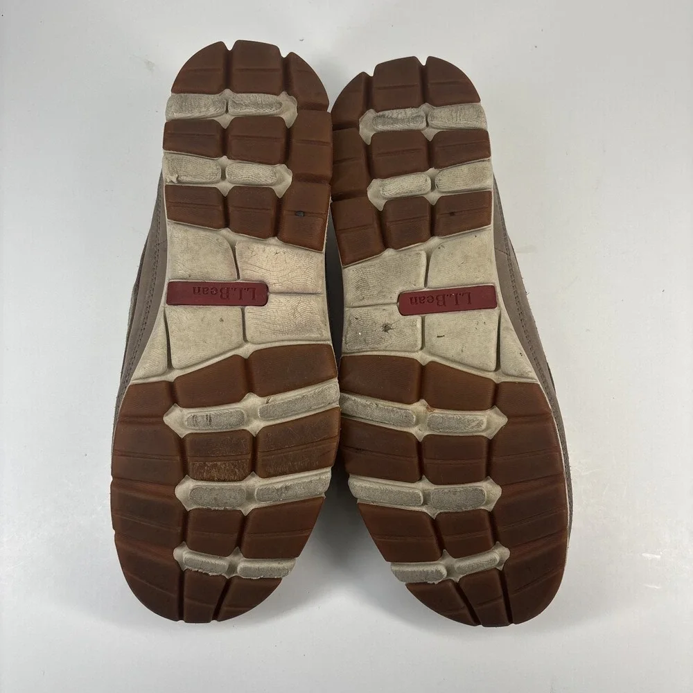 L.L.Bean Portlander Free Flex Men's US 10M Ledge Red Boat‎ Shoes Casual Slip-On